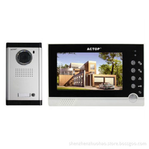 Video door phone, metal strong outdoor camera night vision, 7-inch, audio/video